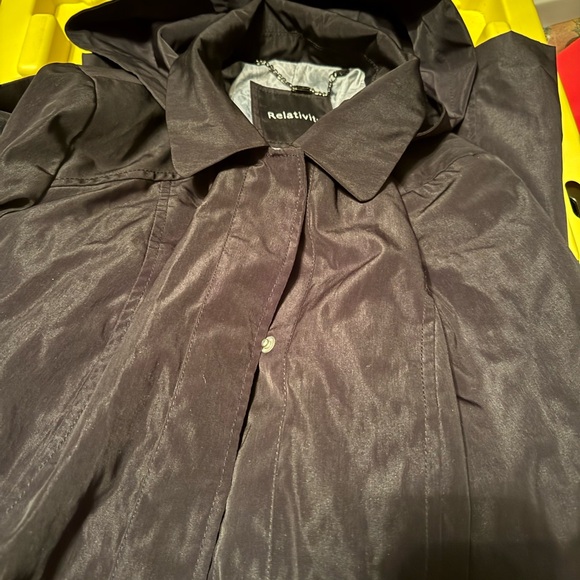 Relativity Jackets & Blazers - Relativity Black and Yellow Utility Jacket